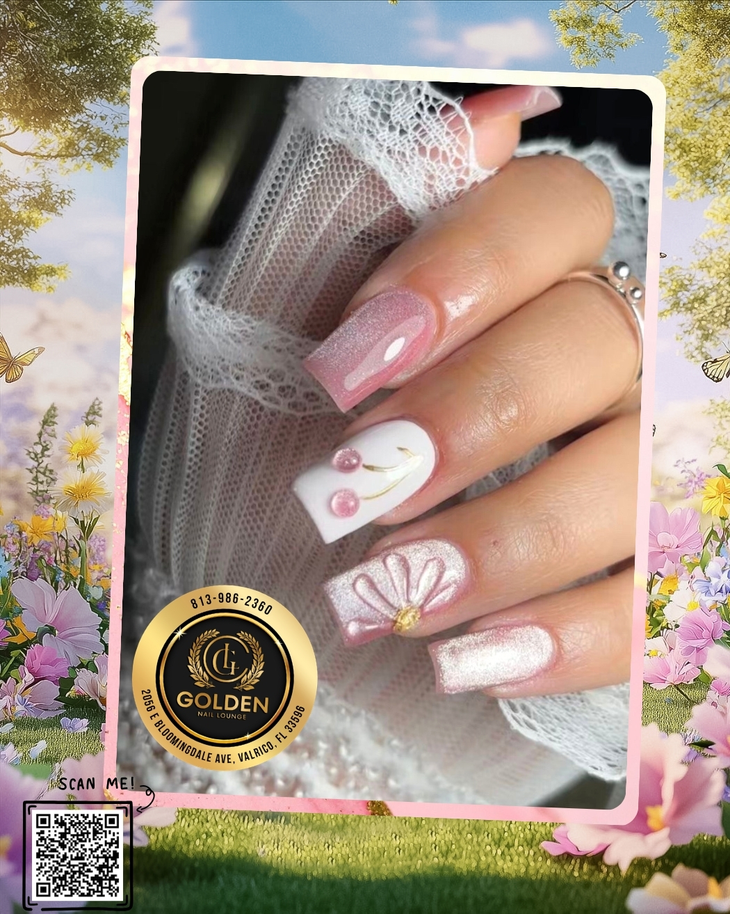 top nail art by Golden Nail Lounge